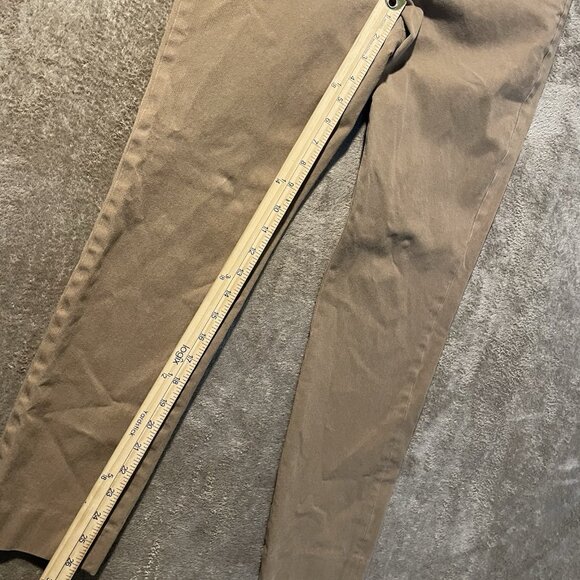 Banana Republic Pants Womens 8 Sloan Tan Tapered Ankle Casual Mid Rise Work - Picture 7 of 7